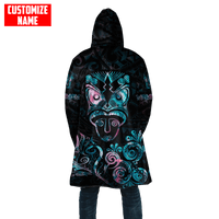 Maori Aotearoa Rugby Haka New Zealand Silver Fern Paua Shell Cloak - Polynesian Pride