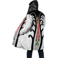 Aotearoa New Zealand Maori Fern Tattoo Cloak - Polynesian Pride