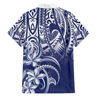 Polynesian Pride Hawaiian Shirt Polynesia Tribal Royal Blue LT14