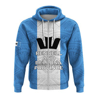 Custom Solomon Islands Rennell and Bellona Province Hoodie Tribal Pattern LT12
