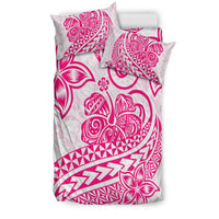 Polynesian Tribal Tattoo Retro Bedding Set Pink Screen Color LT9 - Polynesian Pride