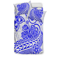 Polynesian Tribal Tattoo Retro Bedding Set Blue Screen Color LT9 - Polynesian Pride
