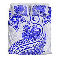 Polynesian Tribal Tattoo Retro Bedding Set Blue Screen Color LT9 - Polynesian Pride