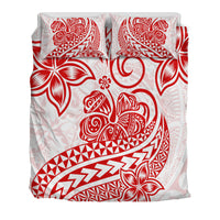 Polynesian Tribal Tattoo Retro Bedding Set Red Screen Color LT9 - Polynesian Pride
