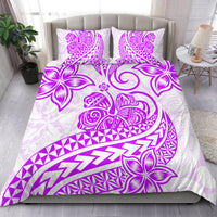 Polynesian Tribal Tattoo Retro Bedding Set Purple Screen Color LT9 Purple - Polynesian Pride