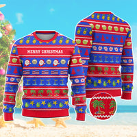 Custom Polynesian Countries Knitted Sweatshirt Funny Beach Style