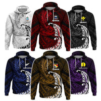 Custom AAPI Heritage Month Hoodie Polynesian Tribal Wave CTM05 - Polynesian Pride