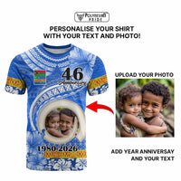 Custom Photo Tafea Province T Shirt Vanuatu Yumi Indipendens Dei
