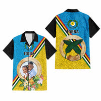 Torba Province Custom Hawaiian Shirt With Photo Vanuatuan Boar's Tusk Flag Multicolored