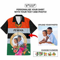 Penama Province Custom Hawaiian Shirt With Photo Vanuatuan Boar's Tusk Flag Multicolored CTM09 - Polynesian Pride