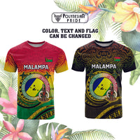 Custom Vanuatu Provinces T Shirt Coat Of Arms Mix Flag - Polynesian Pride