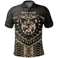 CUSTOMER REQUEST - kymahniboy - 03/12/2024 - Polo Shirt - RLT05 Black - Polynesian Pride