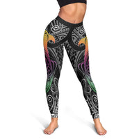Polynesia Butterfly Tribal Tattoo Leggings LT05