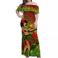 Custom Hawaii Hula Girl Polynesian Matching Hawaiian Outfits For Couples Reggae LT2 - Polynesian Pride