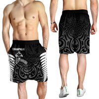 New Zealand Men Shorts All Black Champion LT7 - Polynesian Pride