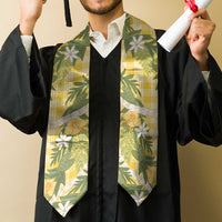 Aloha Puakenikeni Anthurium Pikake Lei Graduation Stole Gold Hawaiian Palaka Pattern