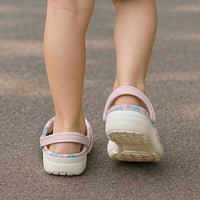 Anthurium Plumeria Lei Pastel Clogs Shoes Pink Hawaiian Splendid Palaka
