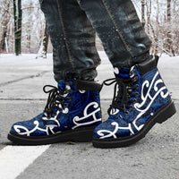 Aotearoa Maori Kowhaiwhai All Season Boots Kikorangi Puhoro and Patiki LT9 - Polynesian Pride