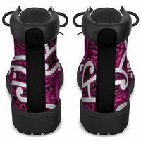 Aotearoa Maori Kowhaiwhai All Season Boots Mawhero Puhoro and Patiki LT9 - Polynesian Pride