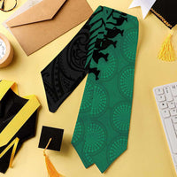 Australia New Zealand Rugby Graduation Stole Green Aboriginal Wallabies and Maori Black Fern LT9 - Polynesian Pride
