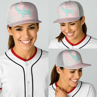 Baby Pink Gradient Polynesia Baseball Net Cap Hawaiian Tribal Hammerhead Shark Tattoo LT14 - Polynesian Pride