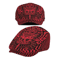 Basketball New Zealand Jeff Hat Red Maori Ta Moko Indigenous - Polynesian Pride