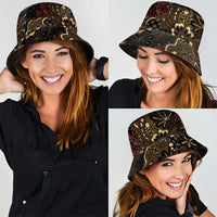 Batik Sekar Jagad Bucket Hat Indonesian Traditional Pattern