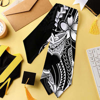 Black Aloha Hawaii Graduation Stole Polynesian Shark Tattoo With Plumeria - Polynesian Pride