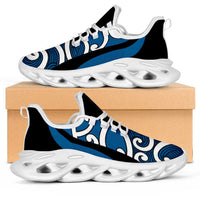 Blue Maori Koru New Zealand Clunky Sneakers
