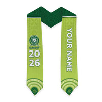 Custom Ballantine Memorial School Graduation Stole With Fijian Tapa Pattern LT05 - Polynesian Pride