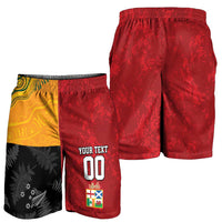 Custom British Lions-AUNZ Shorts for Men Australia-New Zealand Indigenous Motif LT9 - Polynesian Pride