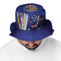 Custom Cricket Samoa East Asia-Pacific Bucket Hat Samoa Storming the Limits - Polynesian Pride
