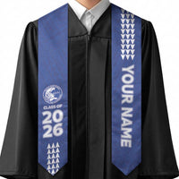 Custom Hawaii Kailua High School Graduation Stole Kakau Pattern LT05 - Polynesian Pride
