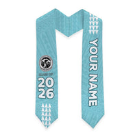 Custom Hawaii King Kekaulike High School Graduation Stole Kakau Pattern LT05 - Polynesian Pride