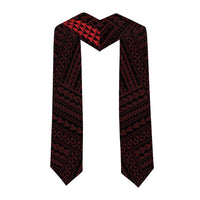 Custom Hawaii Lahainaluna High School Graduation Stole Kakau Pattern LT05 - Polynesian Pride