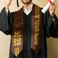 Custom Hawaii Mililani High School Graduation Stole Kakau Pattern LT05 - Polynesian Pride