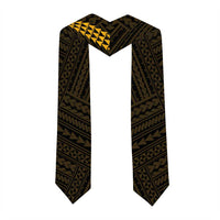 Custom Hawaii Nanakuli High And Intermediate School Graduation Stole Kakau Pattern LT05 - Polynesian Pride
