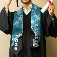 Custom Kapolei Hawaii High School Graduation Stole Class Of Year Puakenikeni Lei Hawaiian Pattern LT14 - Polynesian Pride