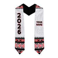 Custom New Zealand Aotearoa Graduation Stole Maori Kowhaiwhai Pattern LT05 - Polynesian Pride