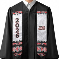 Custom New Zealand Aotearoa Graduation Stole Maori Kowhaiwhai Pattern LT05 - Polynesian Pride