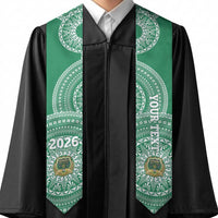 Custom Tonga Saineha High School Graduation Stole Class Of Year Tongan Ngatu Pattern LT14 - Polynesian Pride