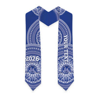 Custom Tupou Tonga College Graduation Stole Class Of Year Tongan Ngatu Pattern LT14 - Polynesian Pride