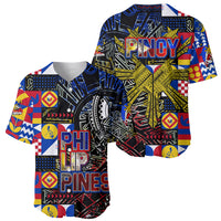Pinoy Philippines Baseball Jersey Filipino Tattoo Art Style DT02 - Polynesian Pride