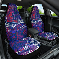 Father's Day Samoa Car Seat Cover Special Dad Polynesia Paradise DT02 One Size Green - Polynesian Pride