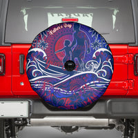 Father's Day Samoa Spare Tire Cover Special Dad Polynesia Paradise