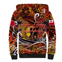 Father's Day Tonga Sherpa Hoodie Special Dad Polynesia Paradise DT02 - Polynesian Pride