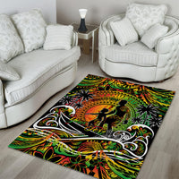 Father's Day Vanuatu Area Rug Special Dad Polynesia Paradise