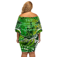 Father's Day Cook Islands Family Matching Off Shoulder Short Dress and Hawaiian Shirt Special Dad Polynesia Paradise DT02 - Polynesian Pride