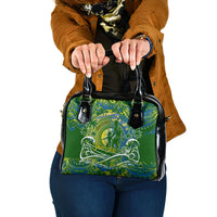 Father's Day Solomon Islands Shoulder Handbag Special Dad Polynesia Paradise DT02 One Size Green - Polynesian Pride