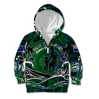 Father's Day New Zealand Kid Hoodie Special Dad Polynesia Paradise